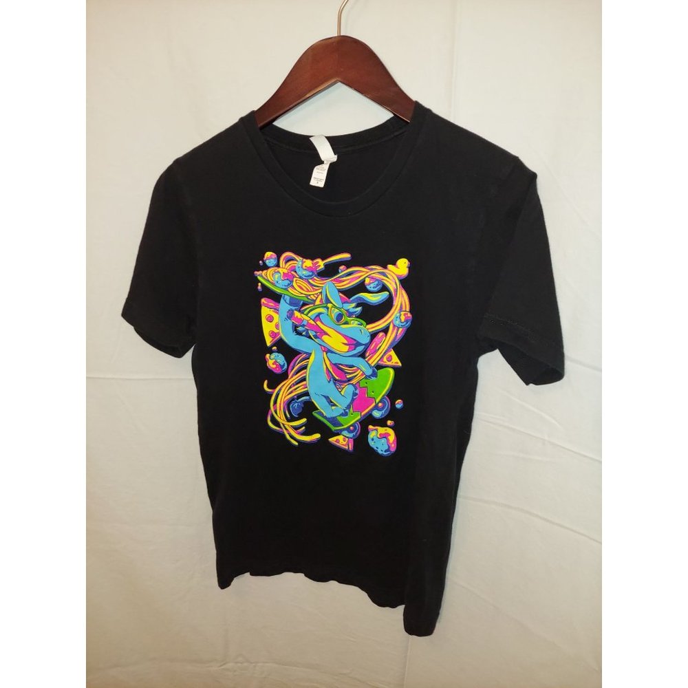 Black Dunkey Skateboard Spaghetti T'Skirt Size S